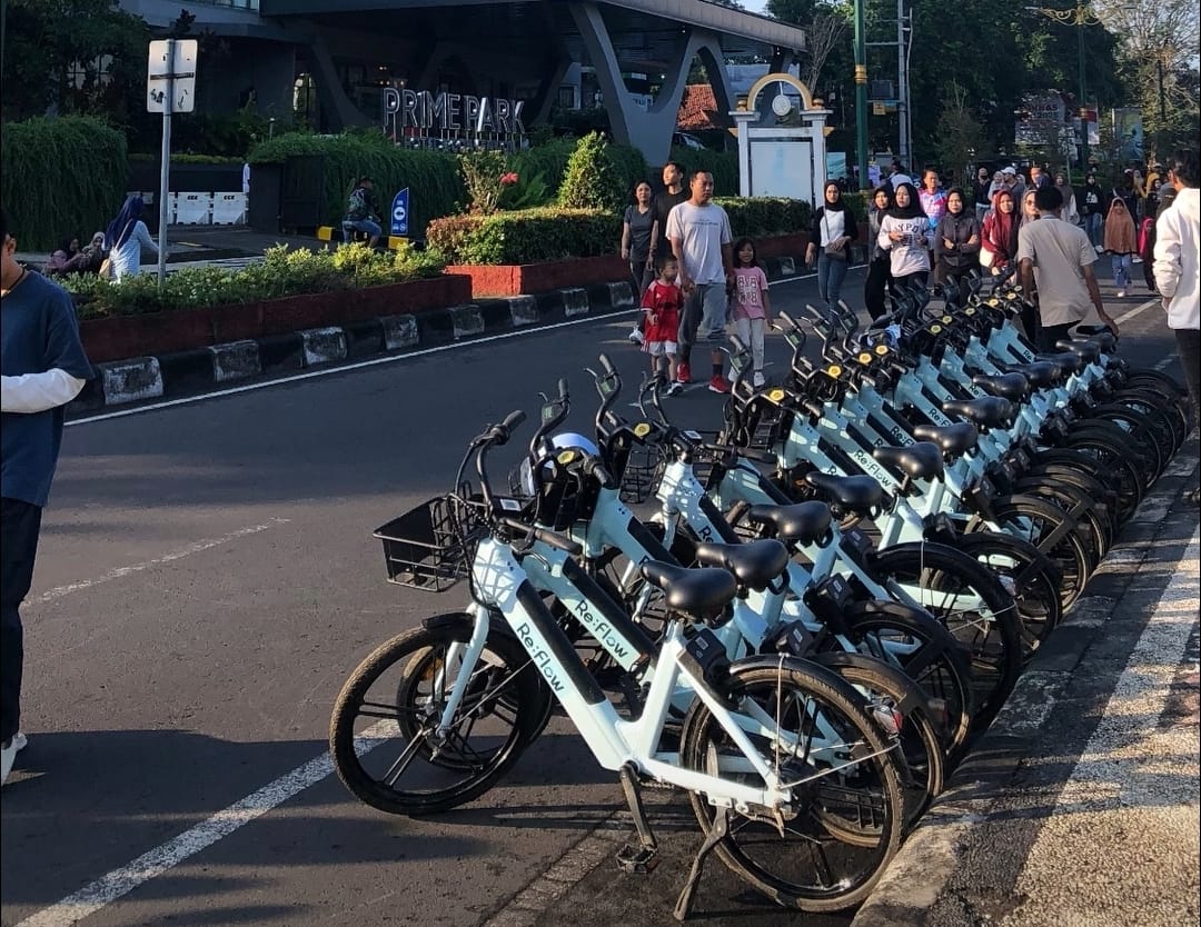 Sepeda Listrik Re:Flow Ramaikan Car Free Day Mataram Setiap Minggu